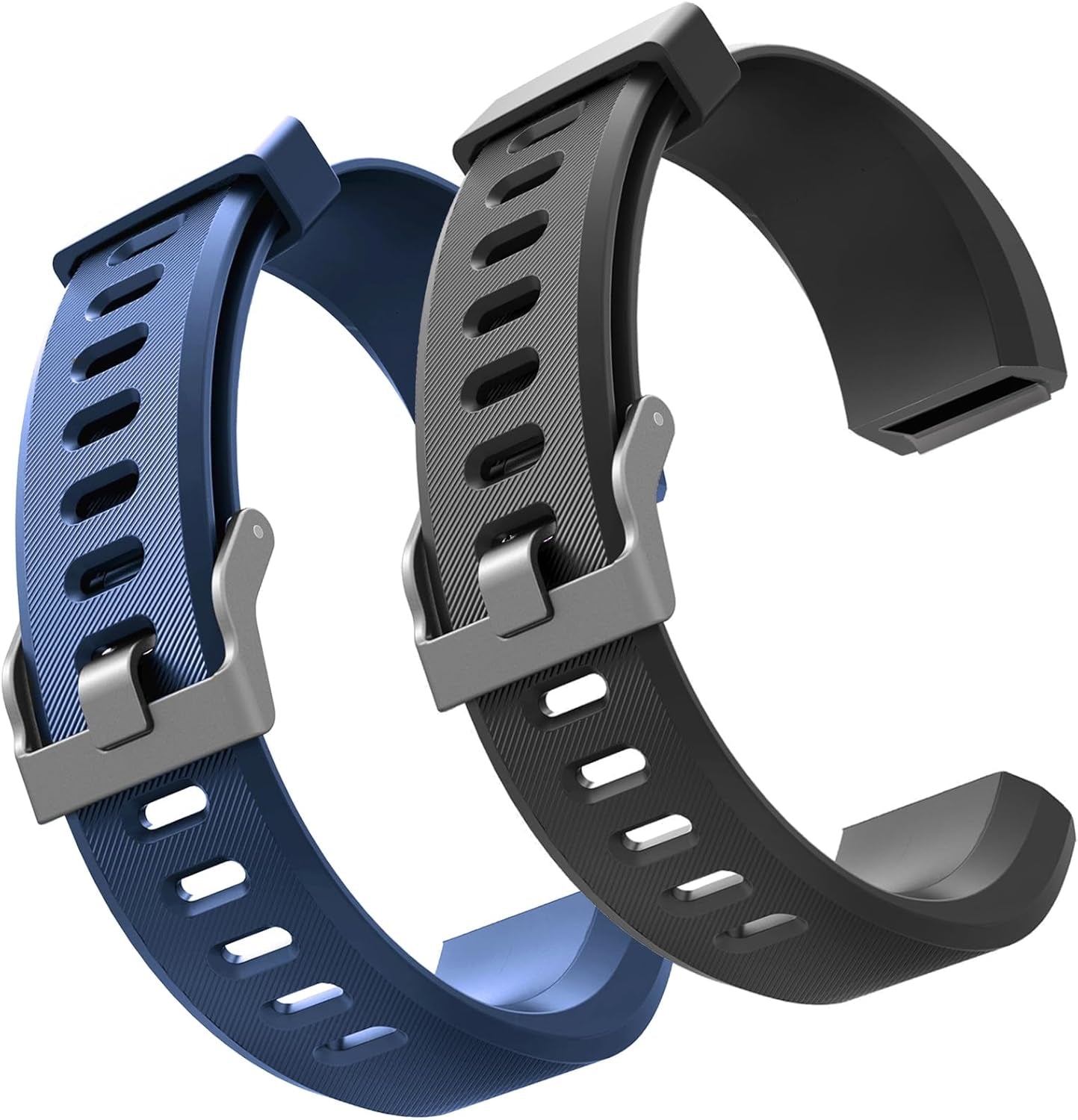 Upgrade Your Fitness Journey with Veryfitpro ID115Plus HR Replacement Bands - Stylish Blue-Black Design for Ultimate Comfort