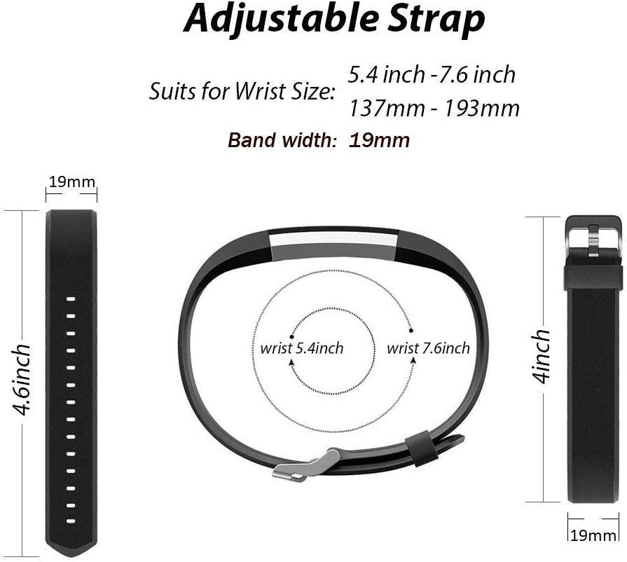 Upgrade Your Fitness Journey with Veryfitpro ID115Plus HR Replacement Bands - Stylish Blue-Black Design for Ultimate Comfort