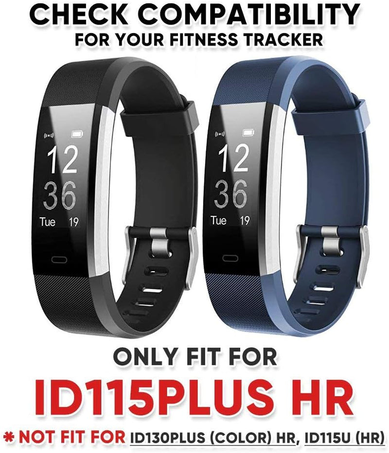 Upgrade Your Fitness Journey with Veryfitpro ID115Plus HR Replacement Bands - Stylish Blue-Black Design for Ultimate Comfort
