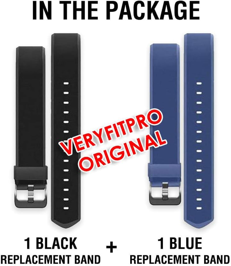 Upgrade Your Fitness Journey with Veryfitpro ID115Plus HR Replacement Bands - Stylish Blue-Black Design for Ultimate Comfort